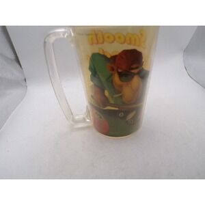 Vintage Joe Camel Smooth Character Plastic Insulated Mug Pool Billiards‎ 90s 6in